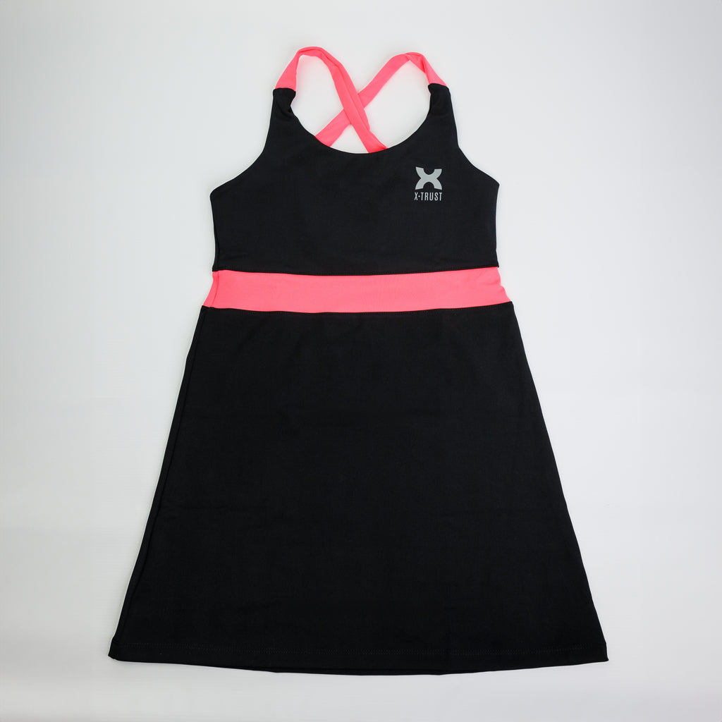 Barcelona Dress - Woman - Black & Pink