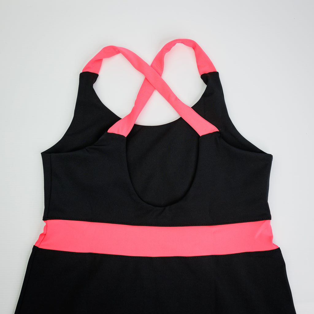 Barcelona Dress - Woman - Black & Pink