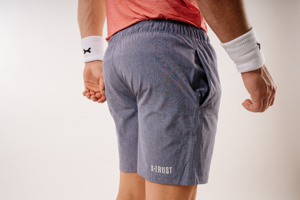 Tulum Short - Men - Navy melange