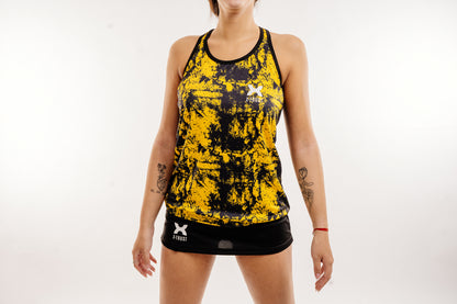 Berlin Sleeveless T-Shirt - Woman - Yellow