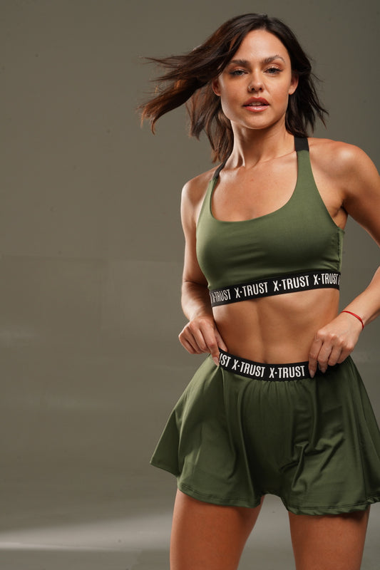 London Skirt - Woman - Militar green