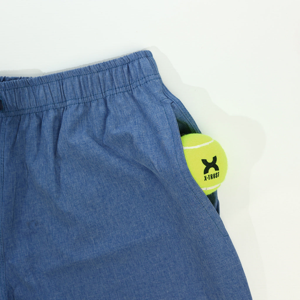Tulum Short - Men - France blue melange