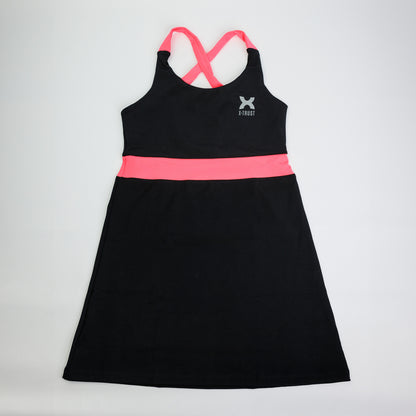 Barcelona Dress - Woman - Black & Pink