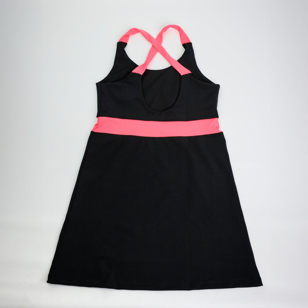 Barcelona Dress - Woman - Black & Pink