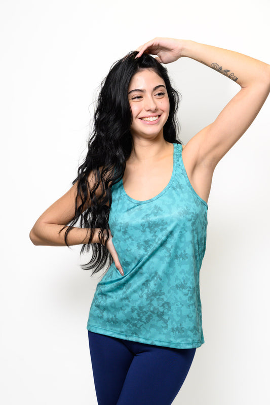 Milan Tank top - Woman - Turquoise